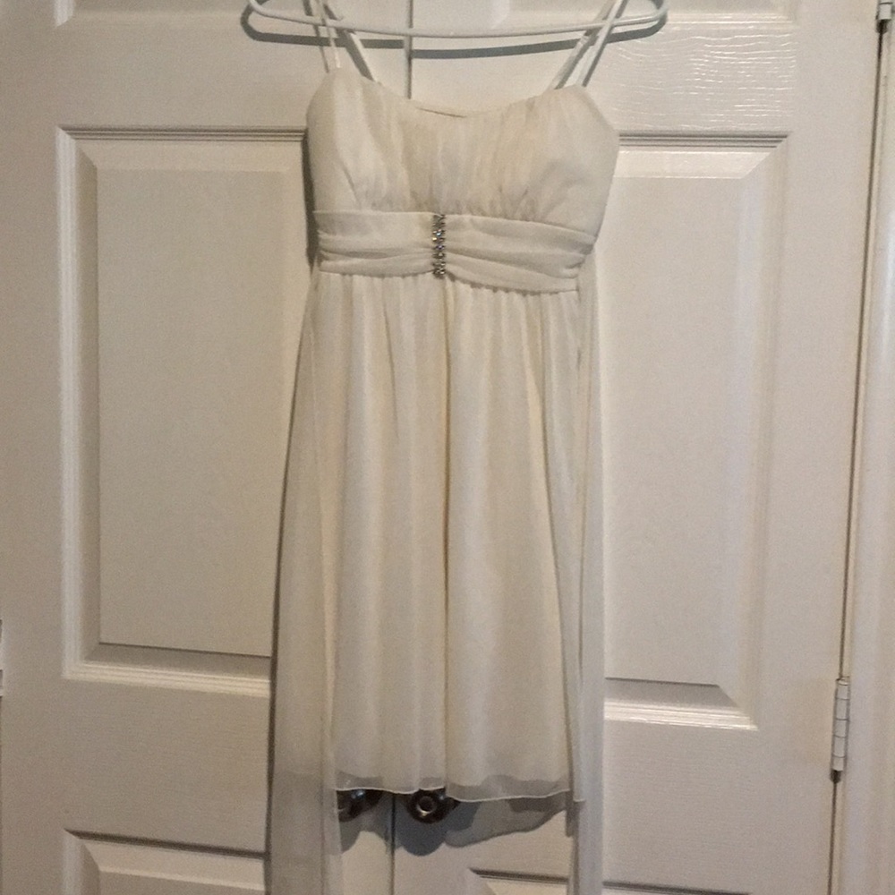Little cream strappy dress